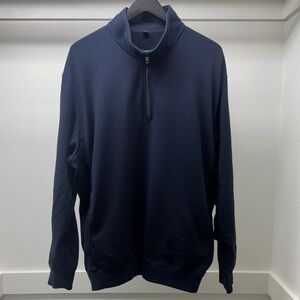 Uniqlo Navy Blue Half zip